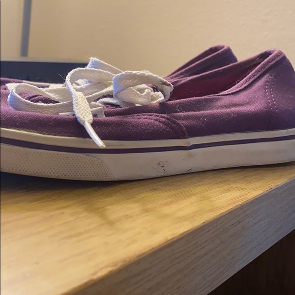 Purple Vans sz 5.5 - Picture 3 of 6